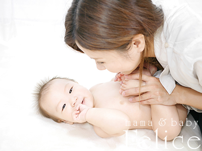 ママとふれあいショット