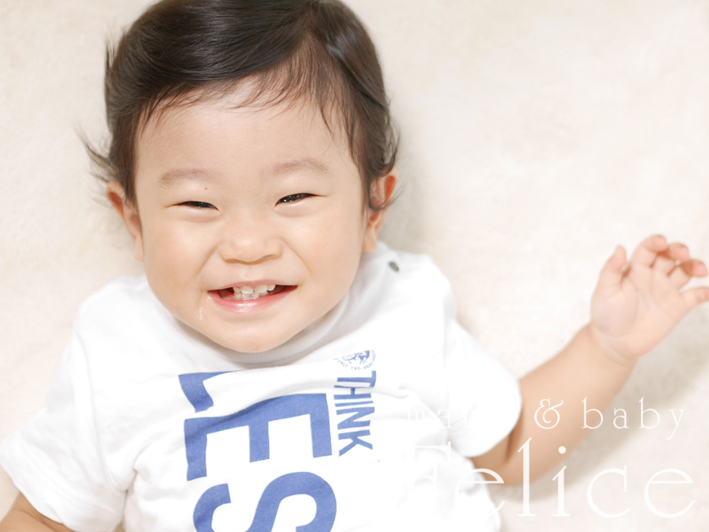 おうちで見る笑顔と同じ！